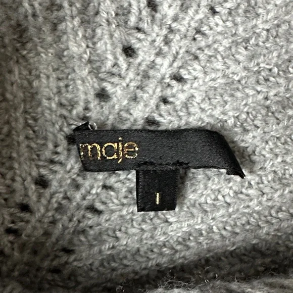 MAJE Matignon Gray Women's Sweater - Picture 7 of 7
